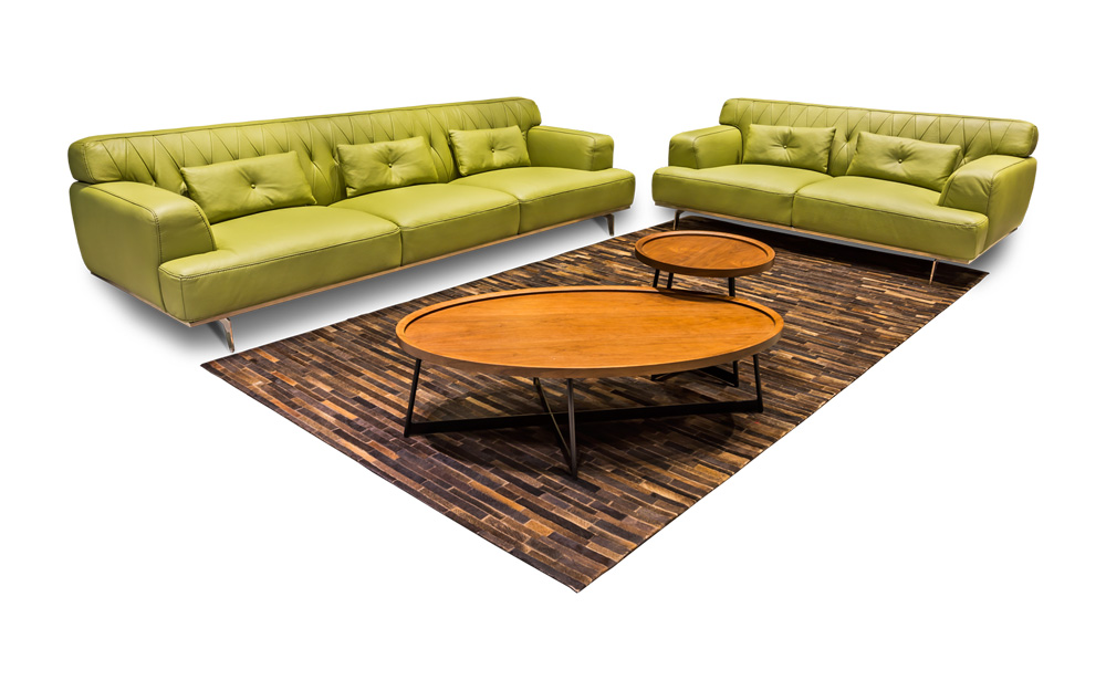 Modern Olive Green Sofa Set