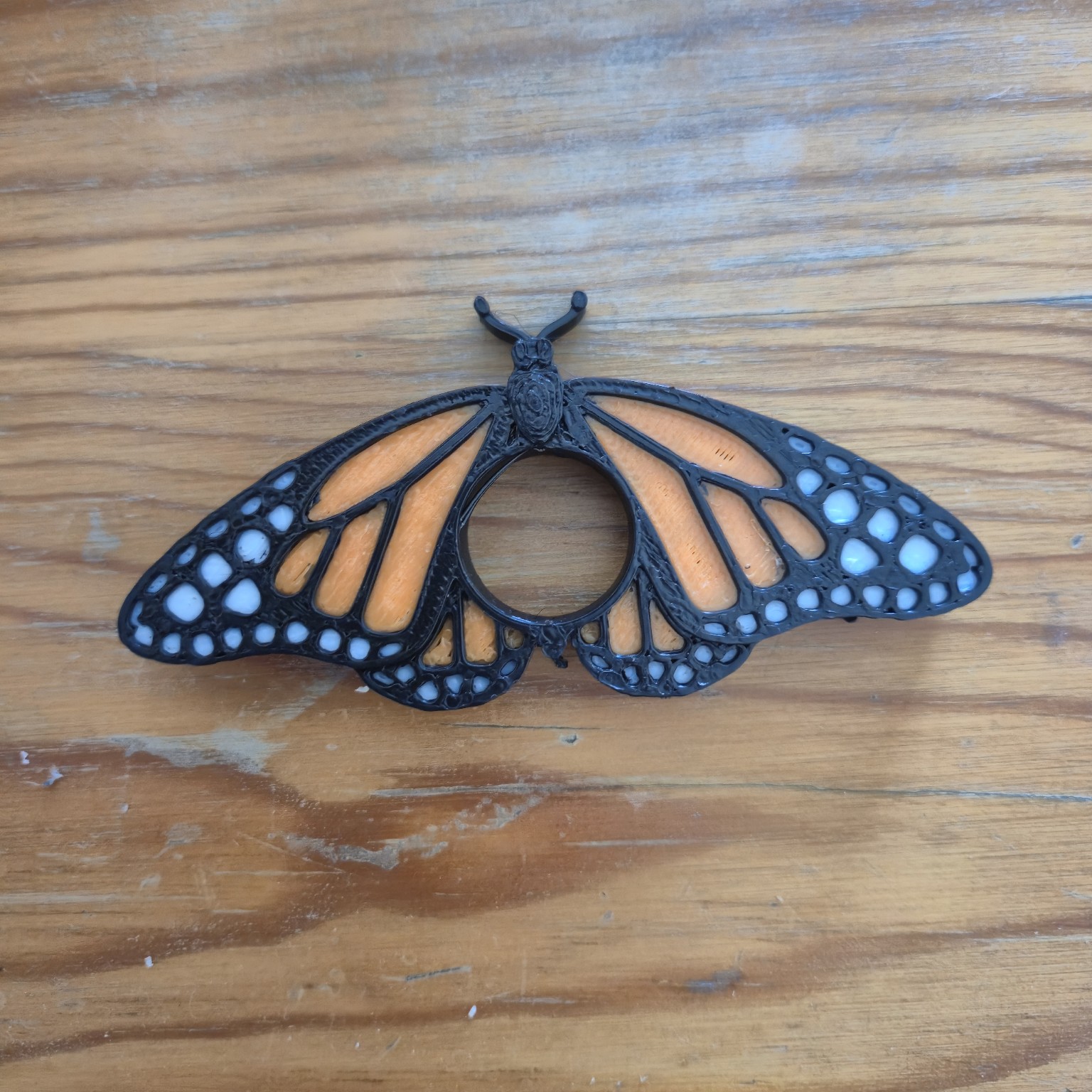 Bague de lecture papillon monarque