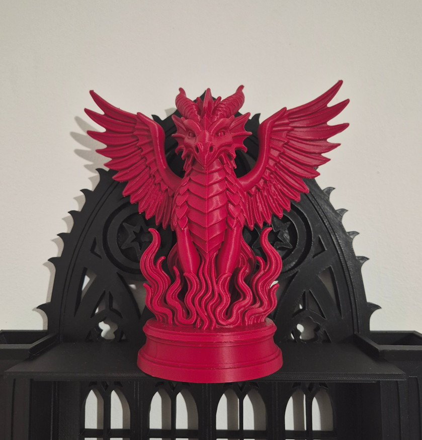 Statuette de dragon (Dark Academia) - Impression 3D