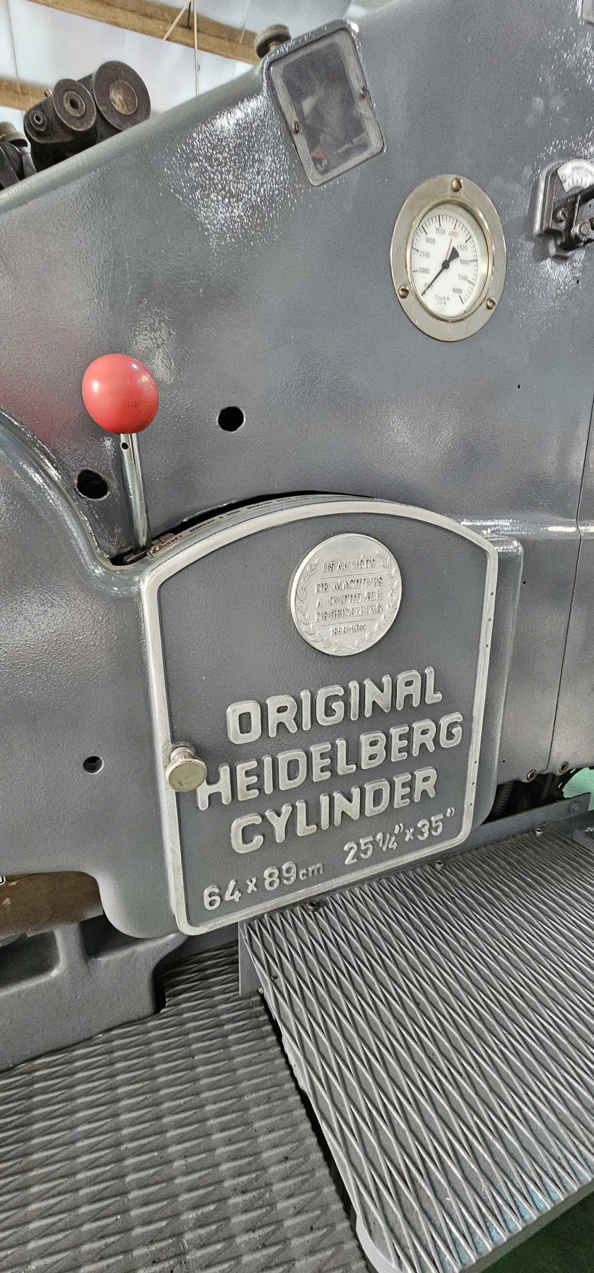 Máy bế & ép nhũ kim Heidelberg Cylinder SBD 64x89 cm – Hot Foil công nghiệp cao cấp