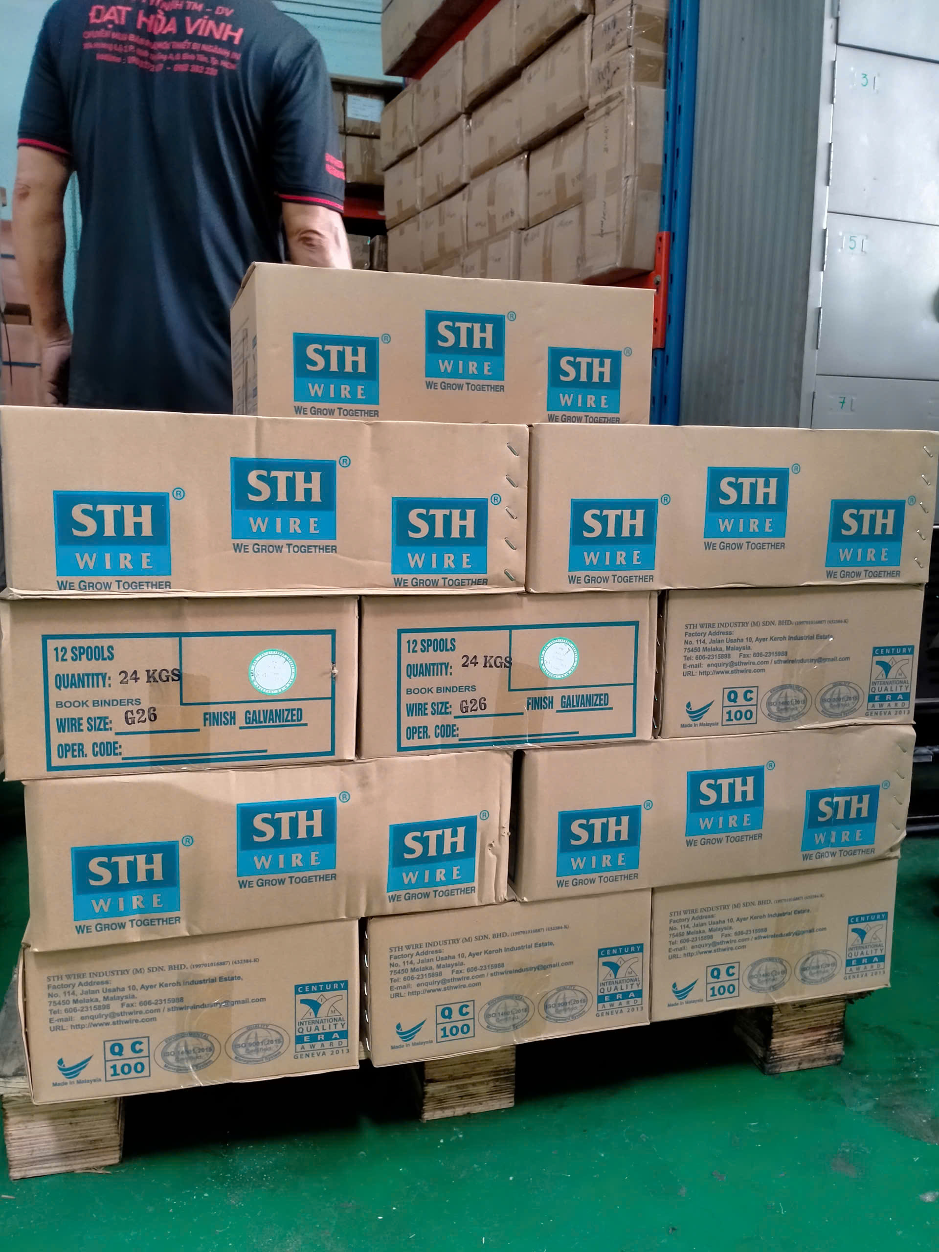 CUỘN DÂY KẼM DÙNG ĐÓNG GHIM NGÀNH IN