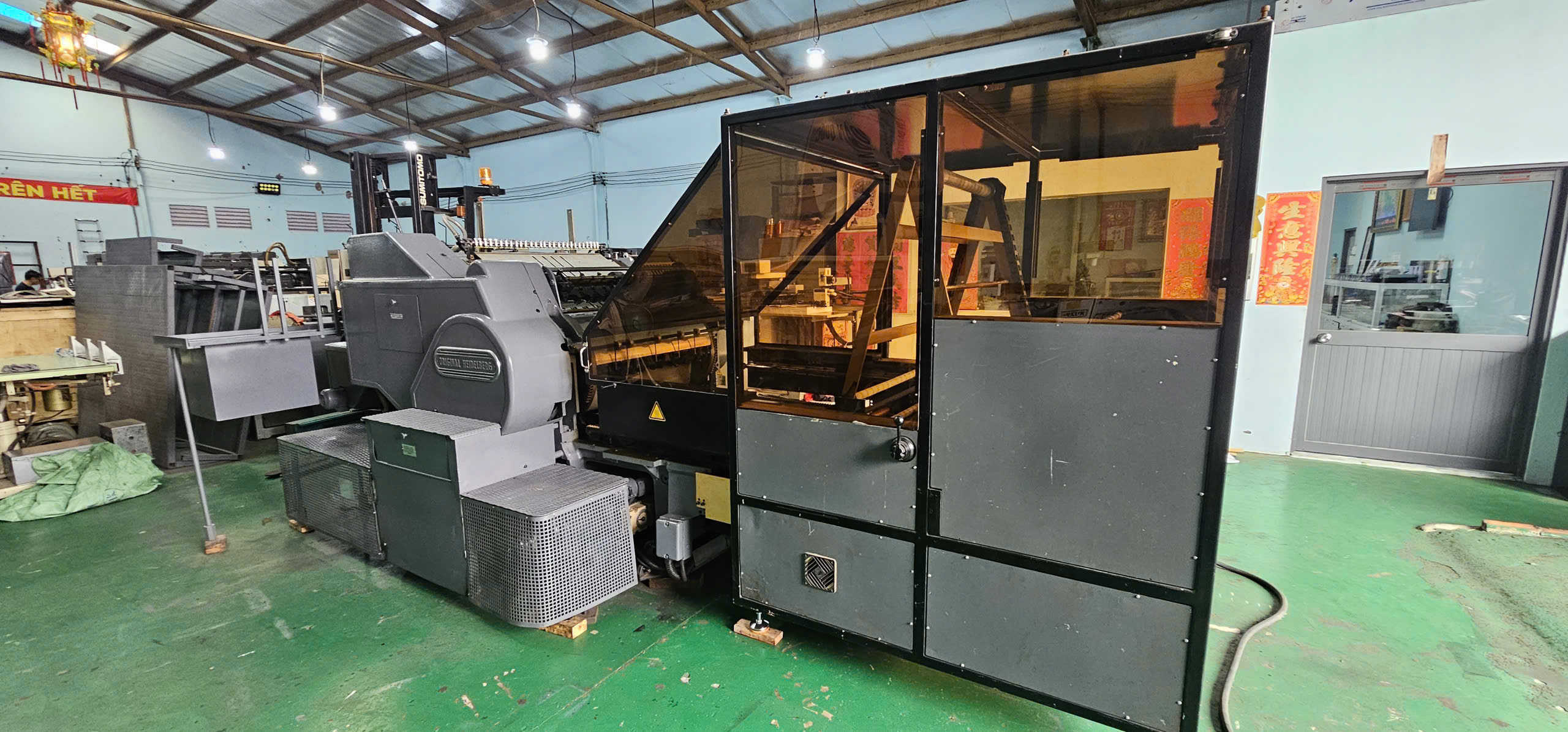 Máy bế & ép nhũ kim Heidelberg Cylinder SBD 64x89 cm – Hot Foil công nghiệp cao cấp