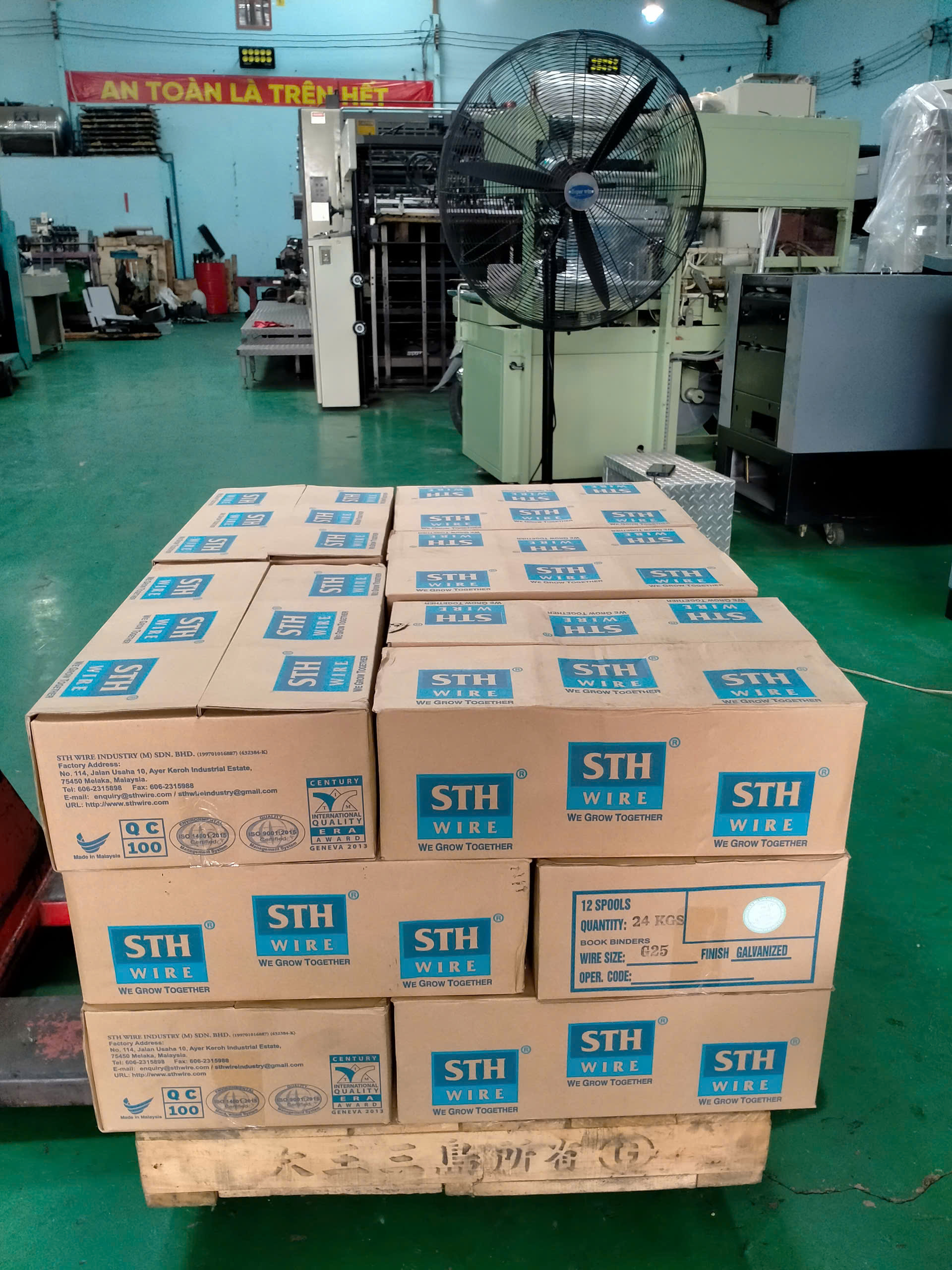 CUỘN DÂY KẼM DÙNG ĐÓNG GHIM NGÀNH IN