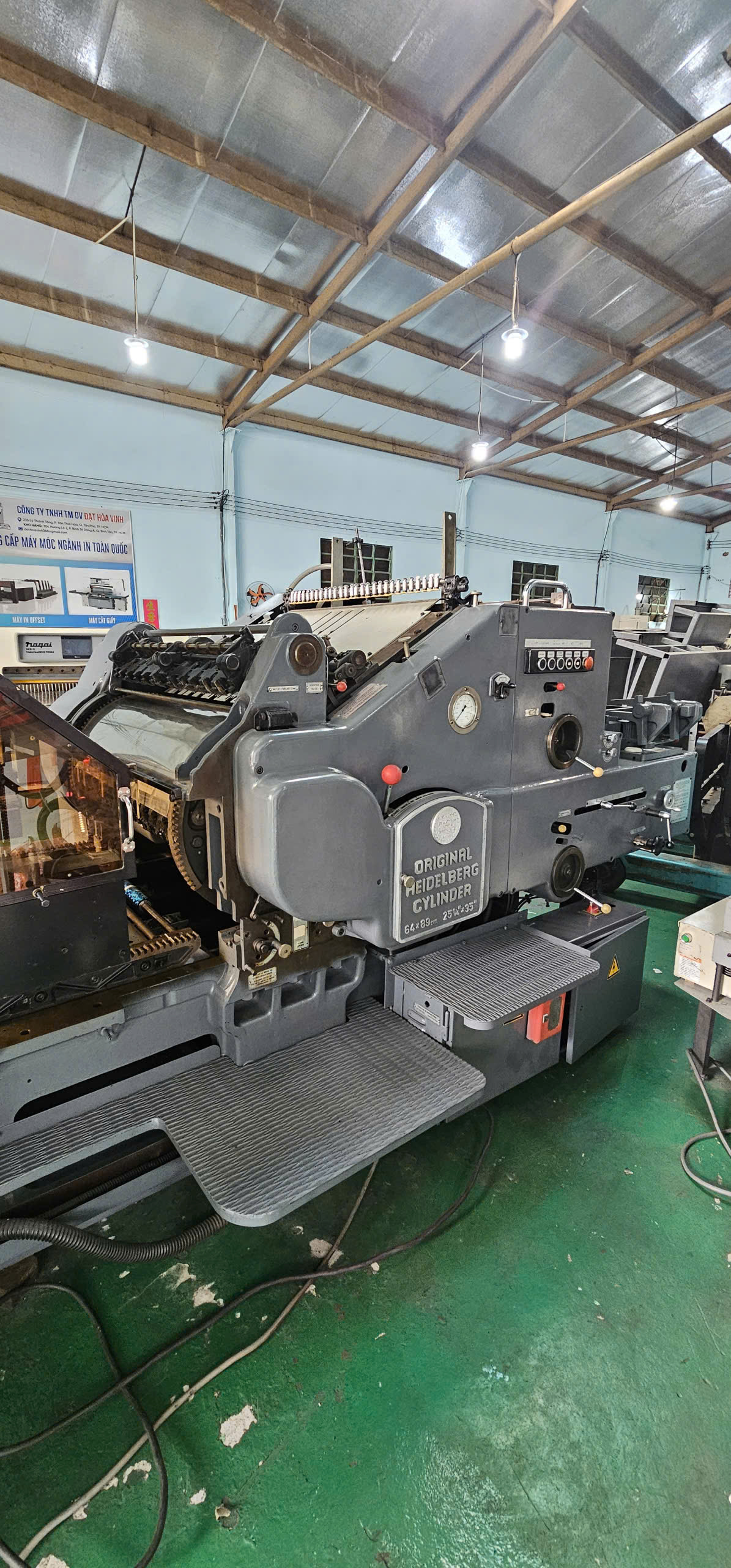 Máy bế & ép nhũ kim Heidelberg Cylinder SBD 64x89 cm – Hot Foil công nghiệp cao cấp