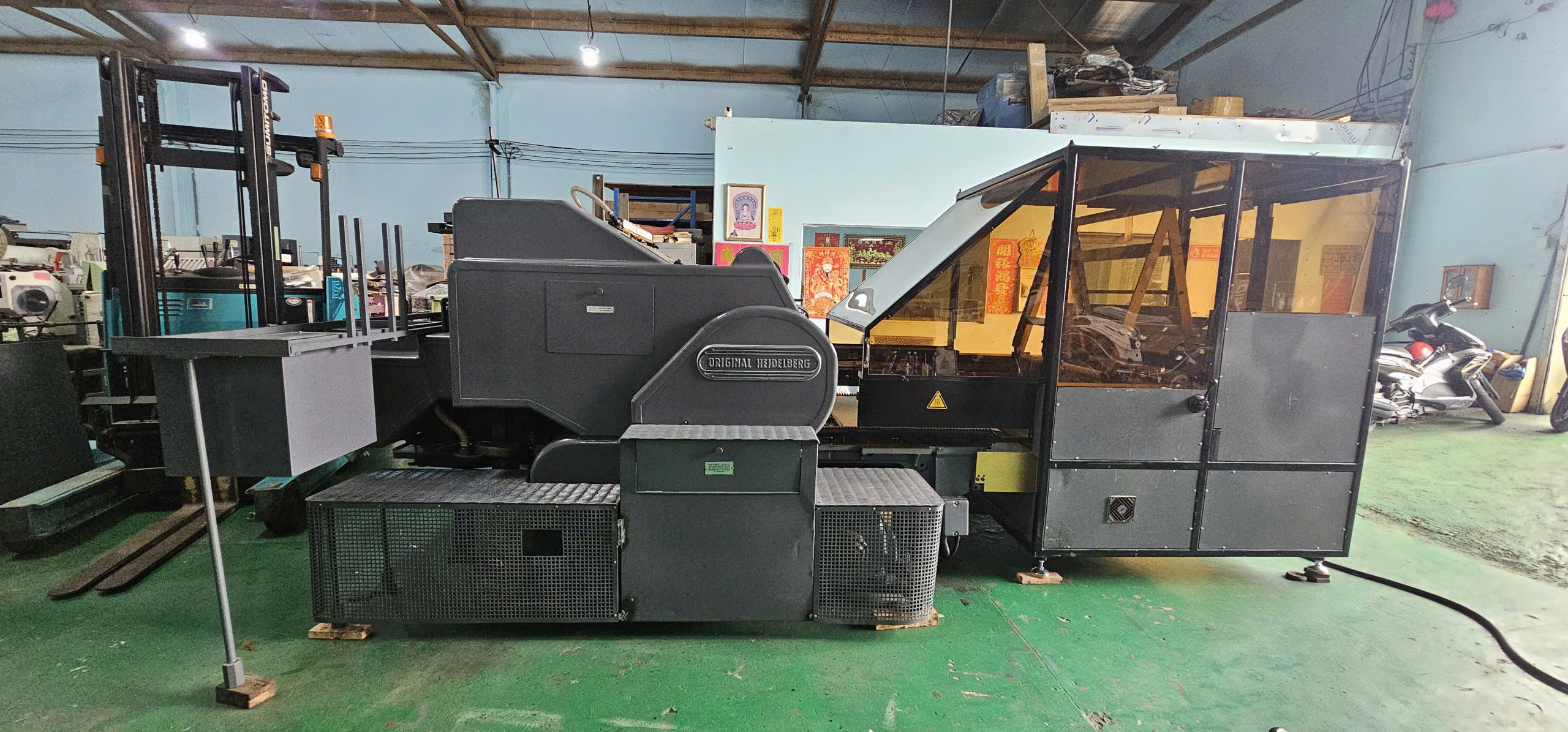 Máy bế & ép nhũ kim Heidelberg Cylinder SBD 64x89 cm – Hot Foil công nghiệp cao cấp