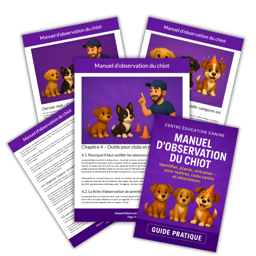Manuel d’observation du chiot