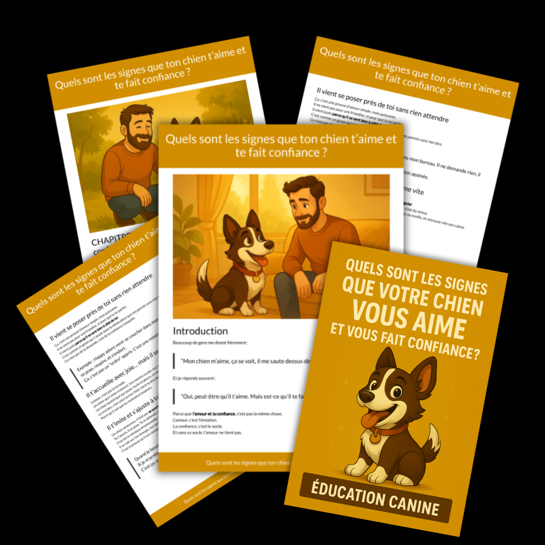 Quels sont les signes que votre chien vous aime et vous fait confiance ?