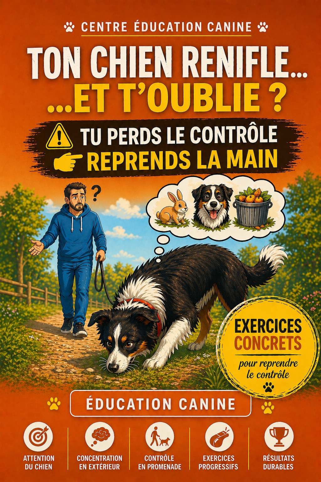 Ton chien renifle… et t’oublie complètement ?