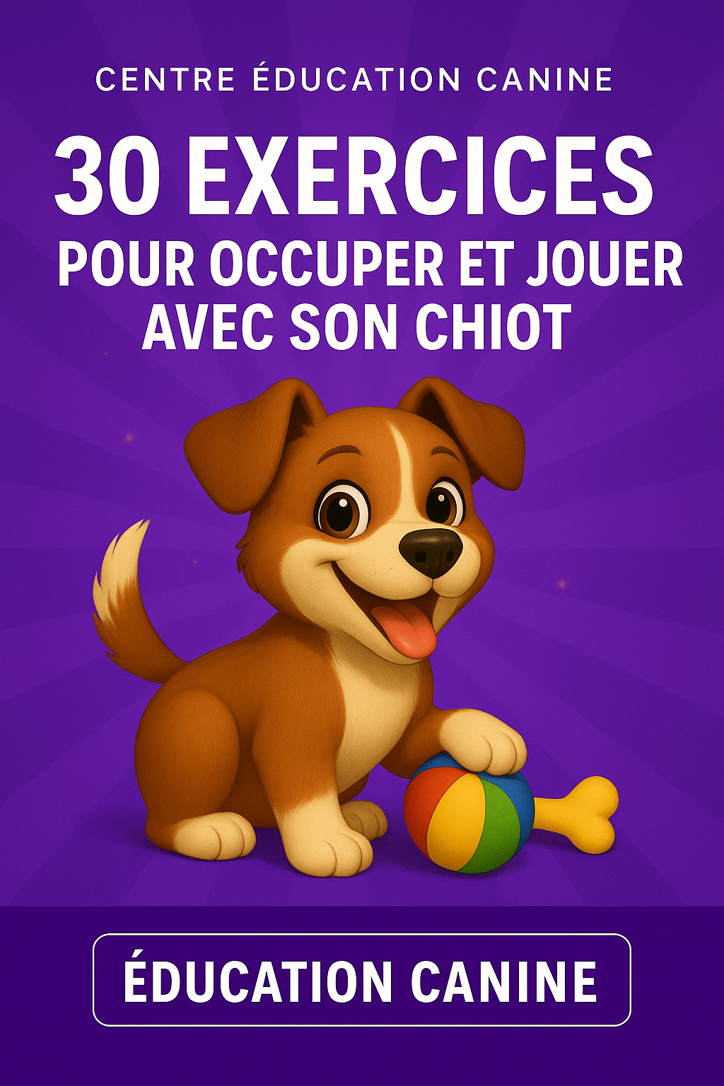 30 exercices pour jouer et occuper votre chiot