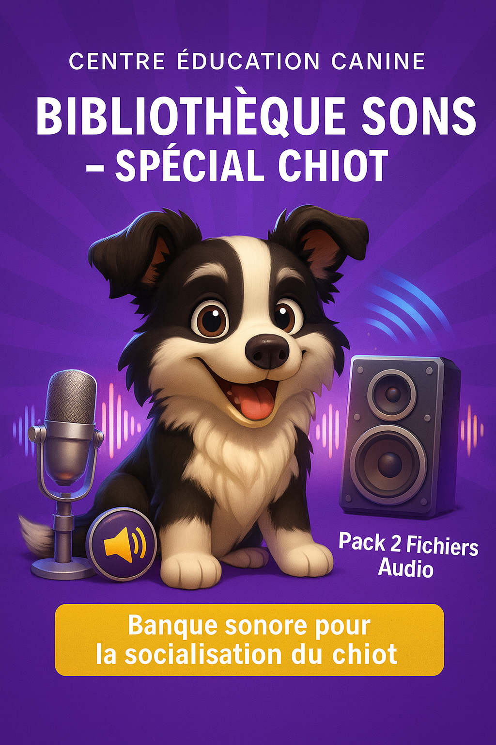 Banque de 71 Sons – Sociabilisation Chiot CD2