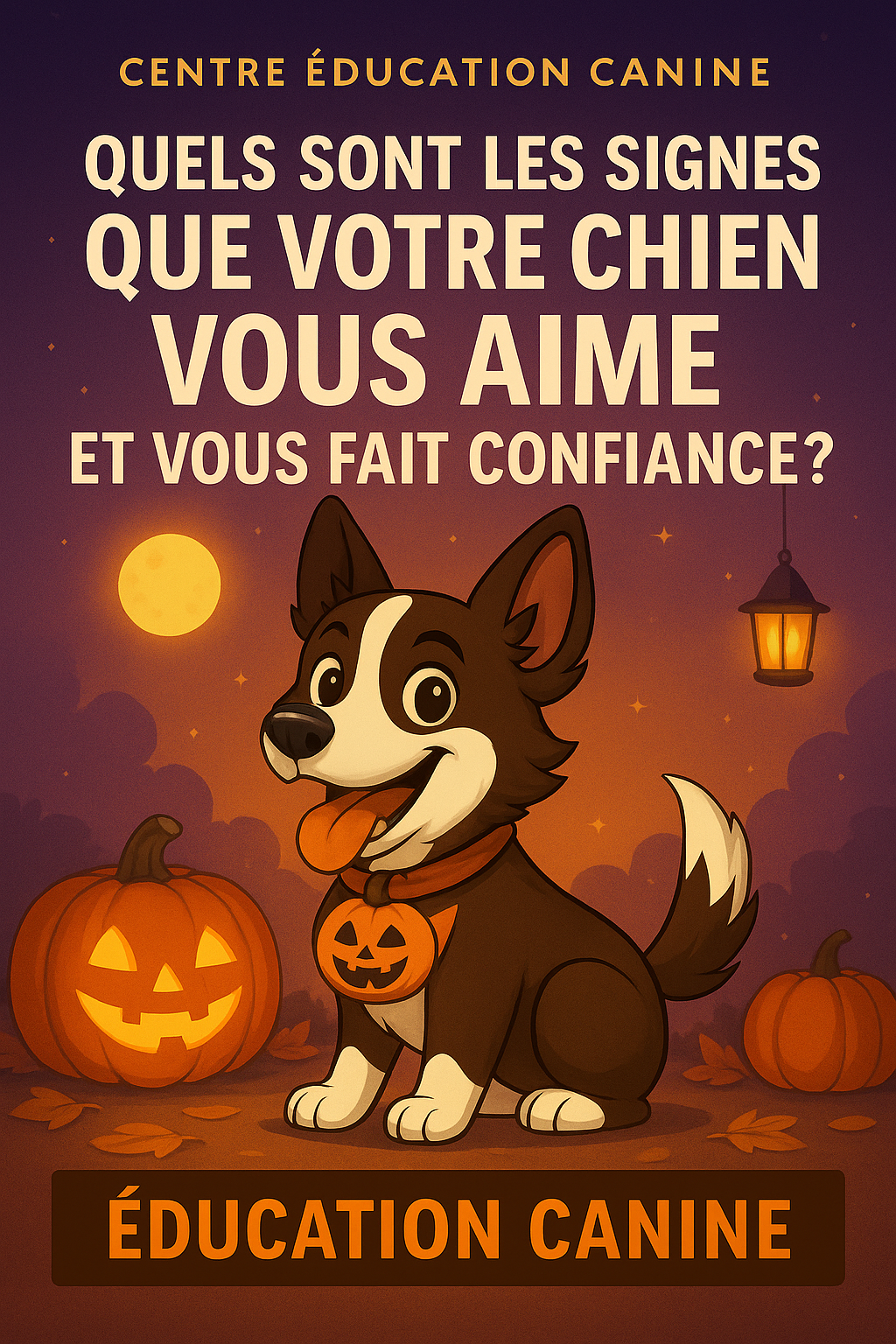 Quels sont les signes que votre chien vous aime et vous fait confiance ?