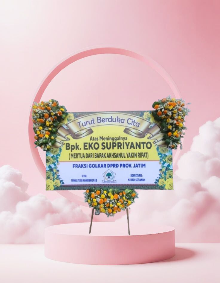 Rangkaian Bunga Papan