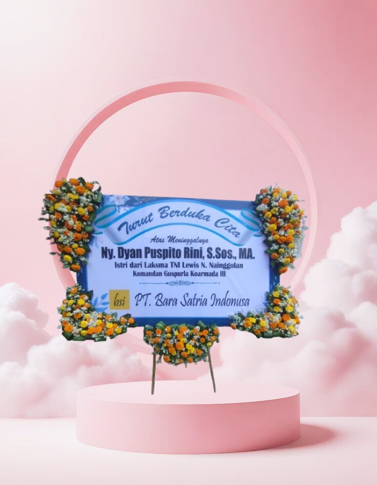 Rangkaian Bunga Papan