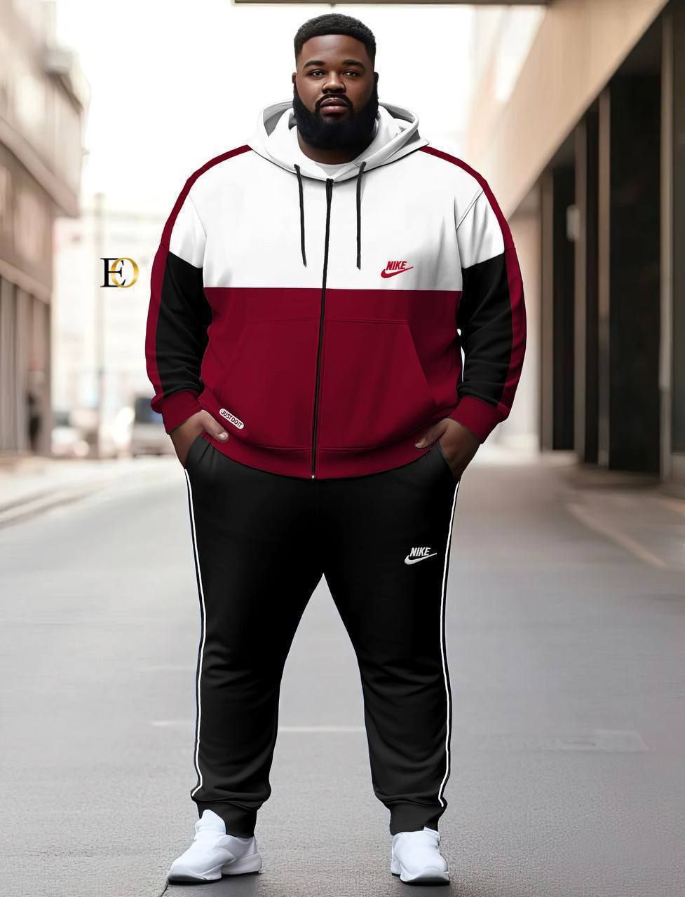 Ensemble de Survêtement Nike Tricolore (Grandes Tailles Disponibles)