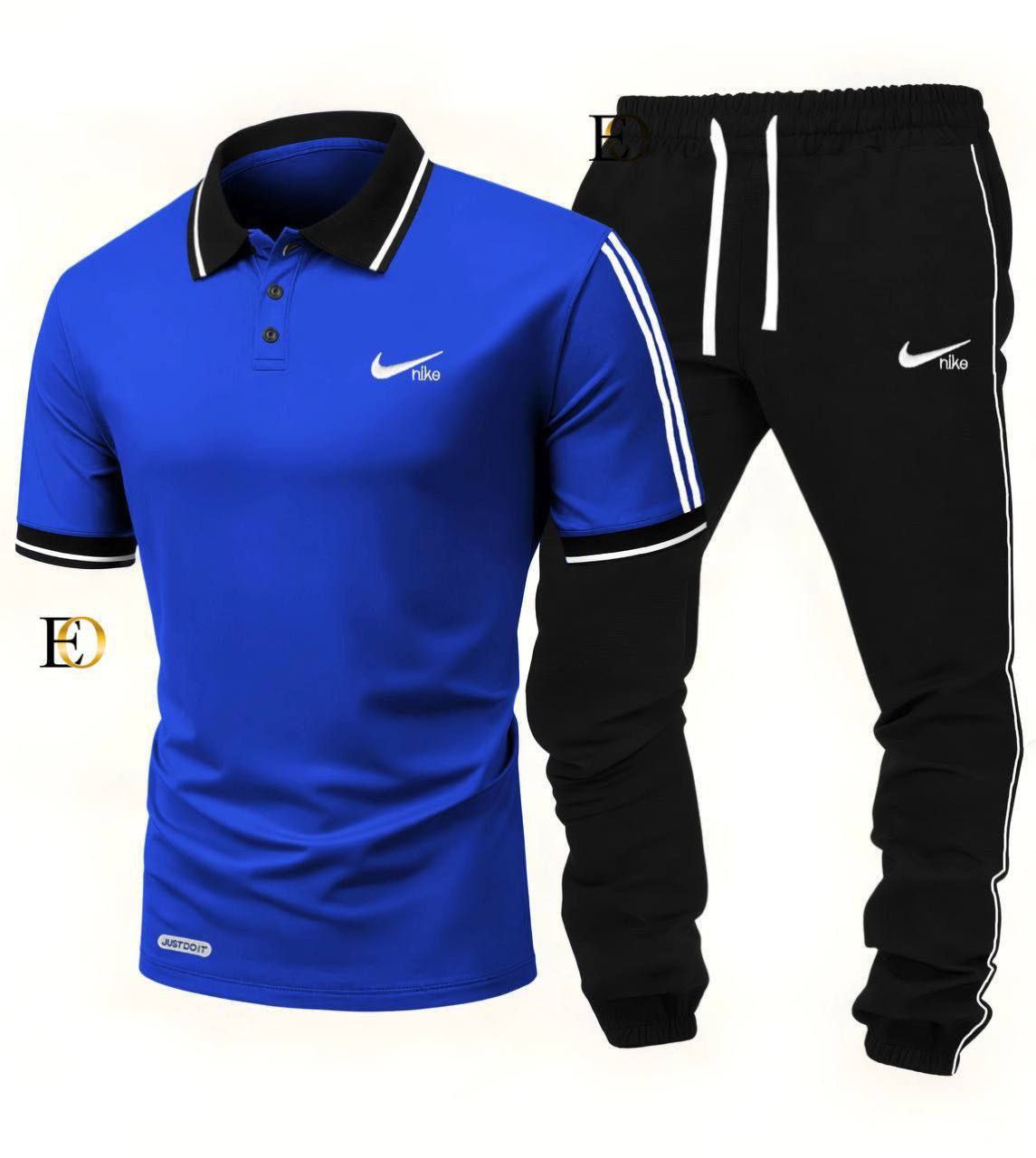 Ensemble Nike Noir : Polo et Pantalon de Jogging Assortis