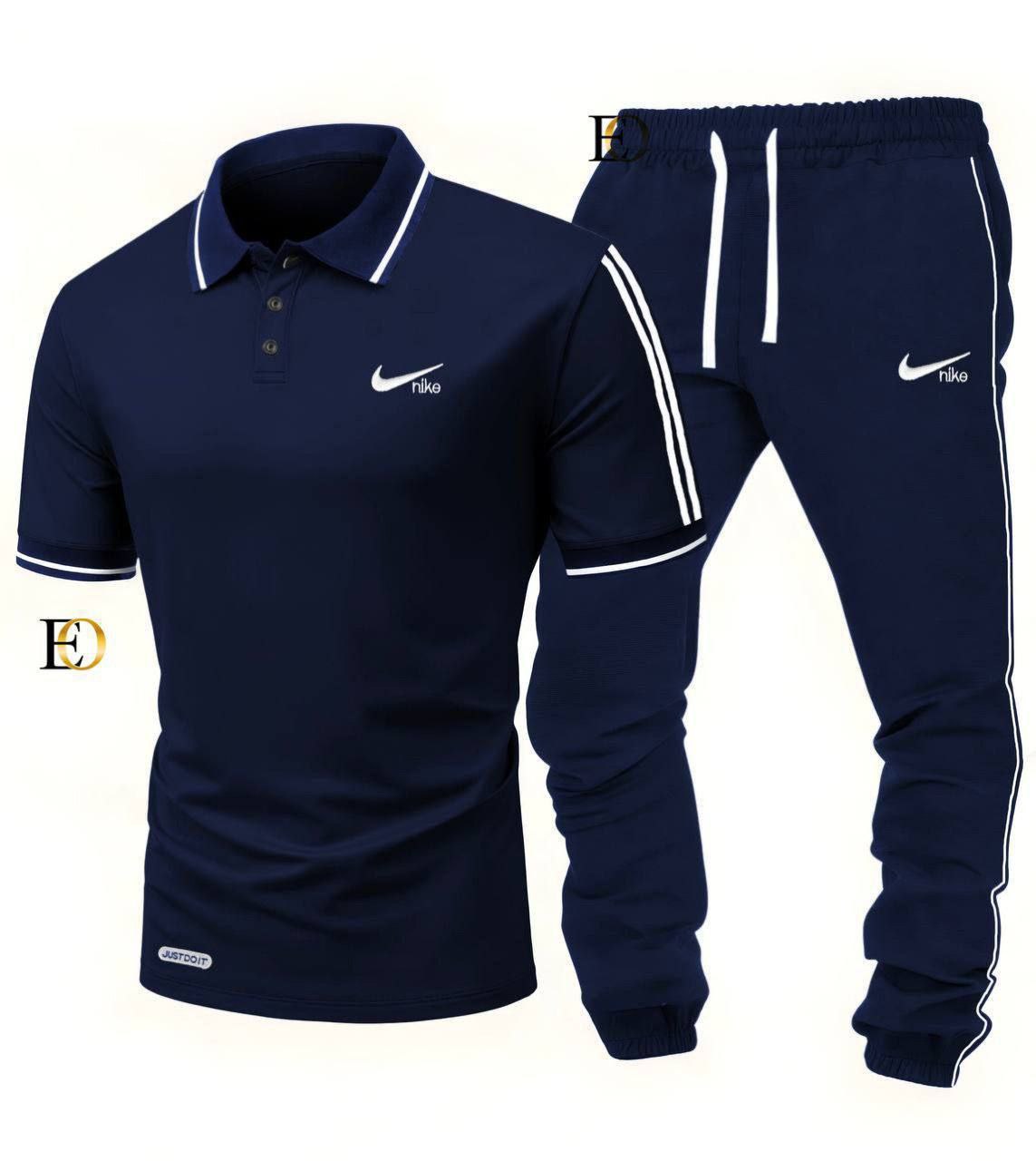 Ensemble Nike Noir : Polo et Pantalon de Jogging Assortis