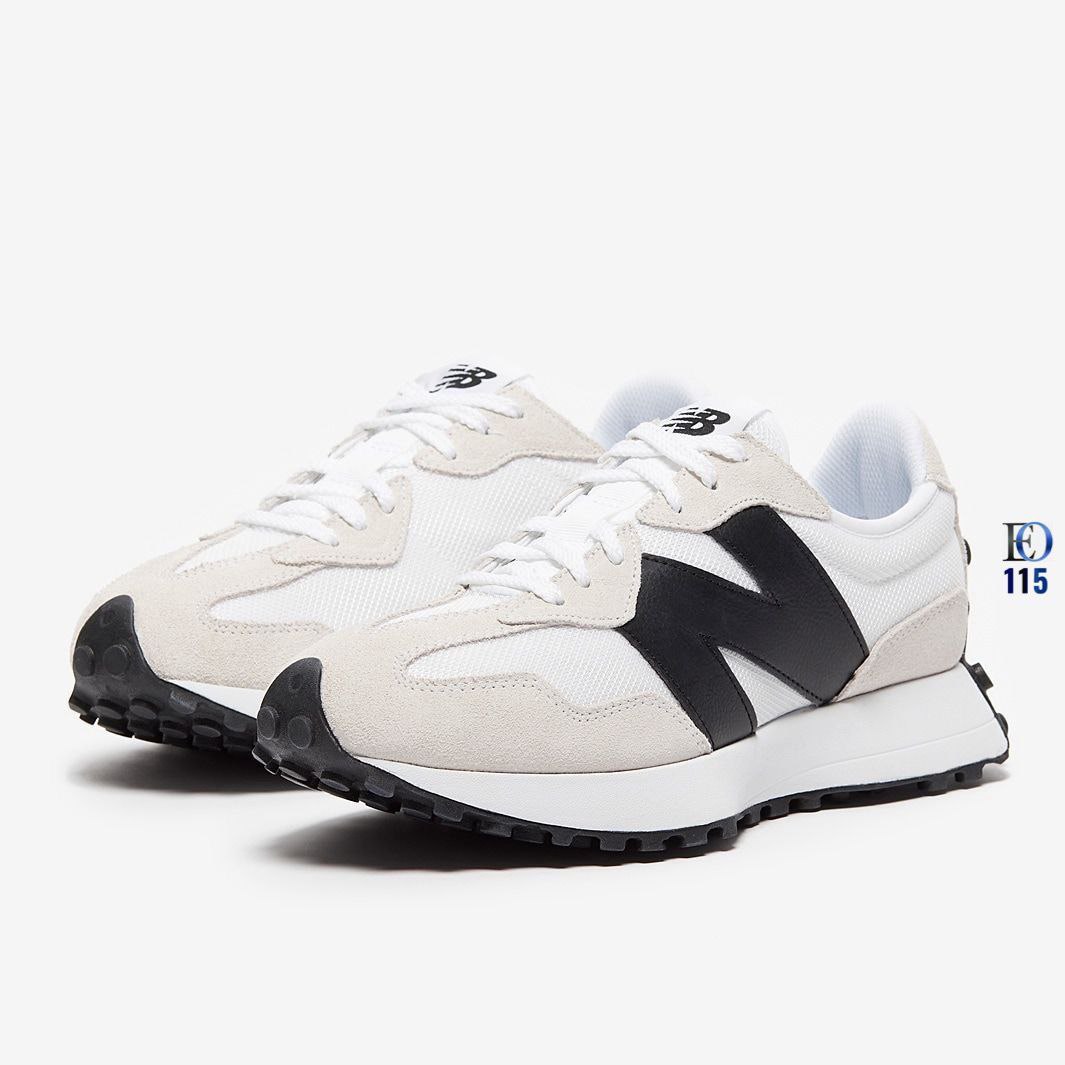 Baskets New Balance 327 Blanches et Noires pour Homme