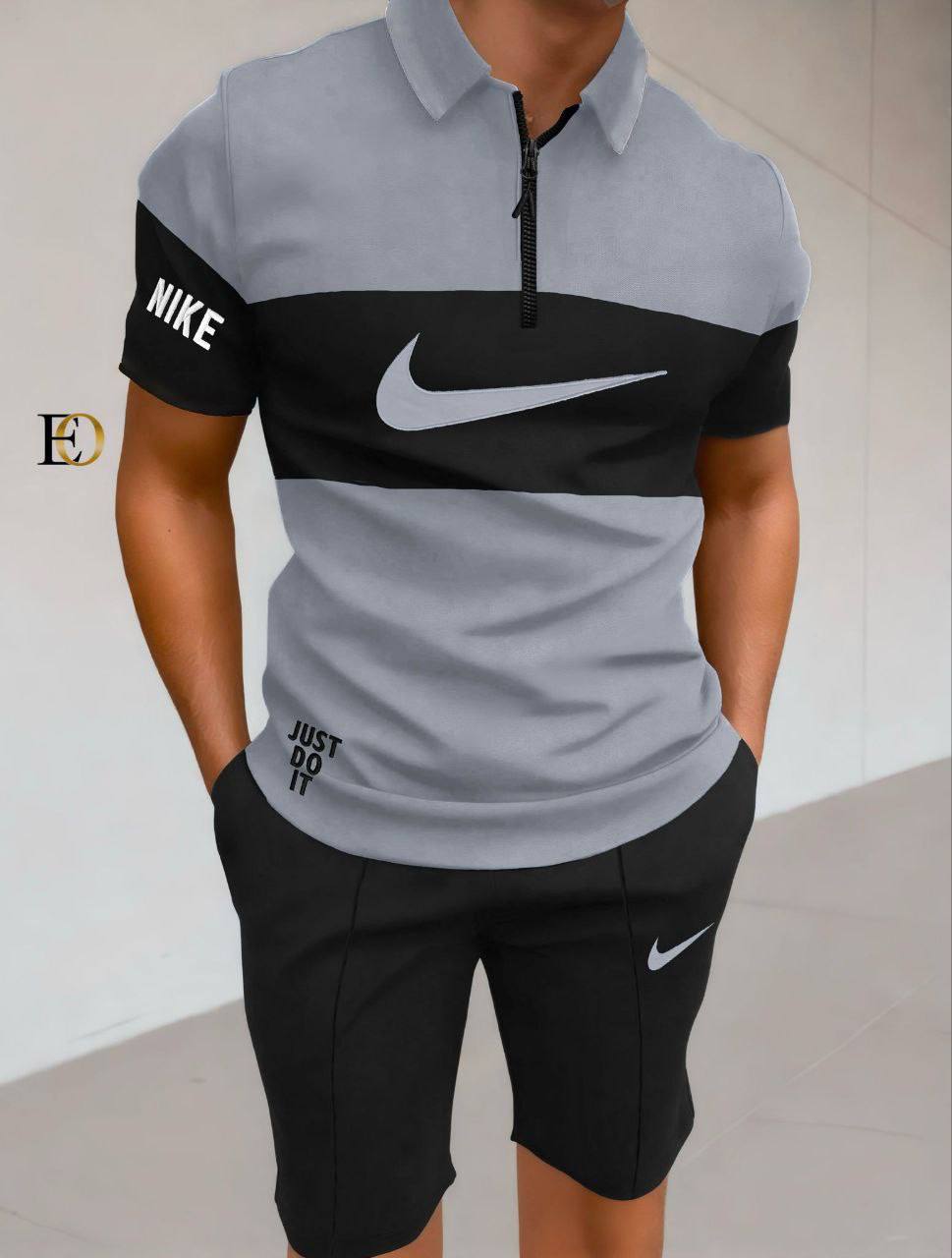 Ensemble Nike Noir et Blanc : Polo et Short Assortis