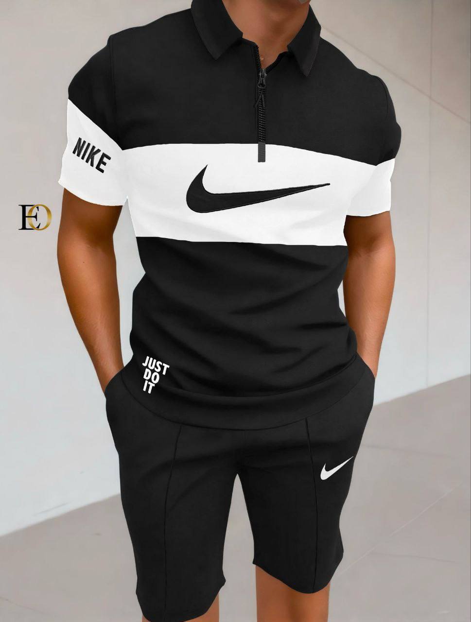 Ensemble Nike Noir et Blanc : Polo et Short Assortis