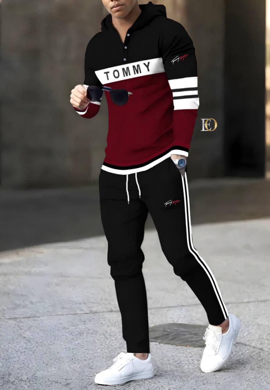 Ensemble Tommy Hilfiger : Sweat à Capuche et Pantalon de Jogging