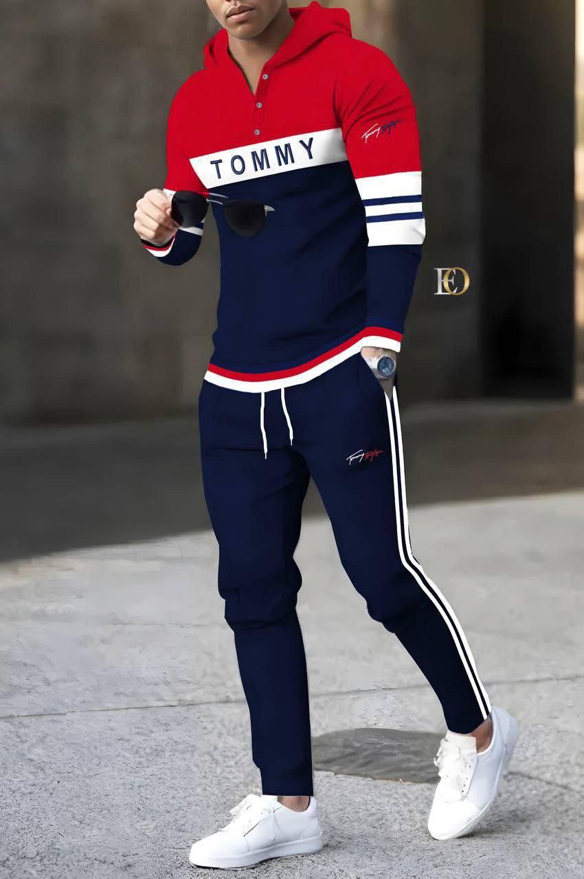 Ensemble Tommy Hilfiger : Sweat à Capuche et Pantalon de Jogging