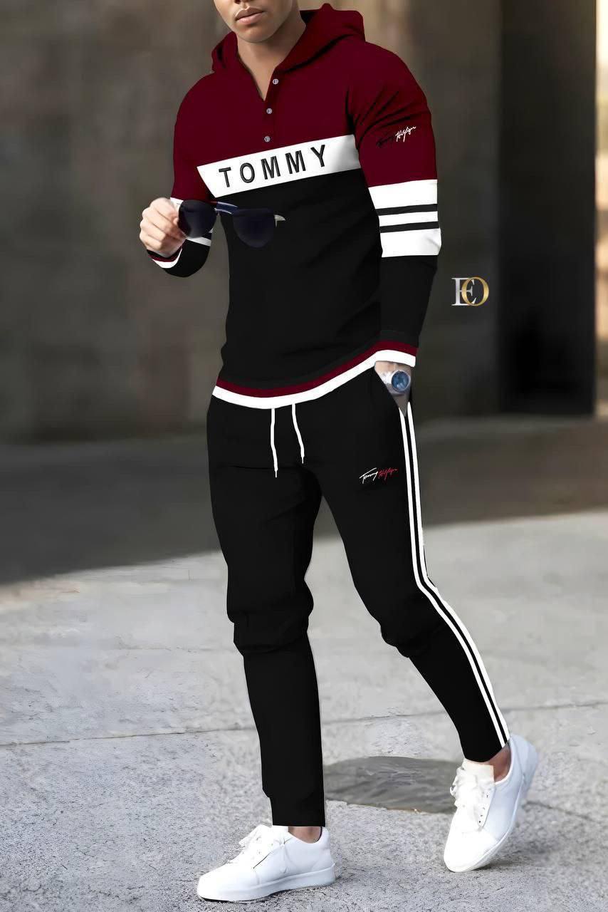 Ensemble Tommy Hilfiger : Sweat à Capuche et Pantalon de Jogging