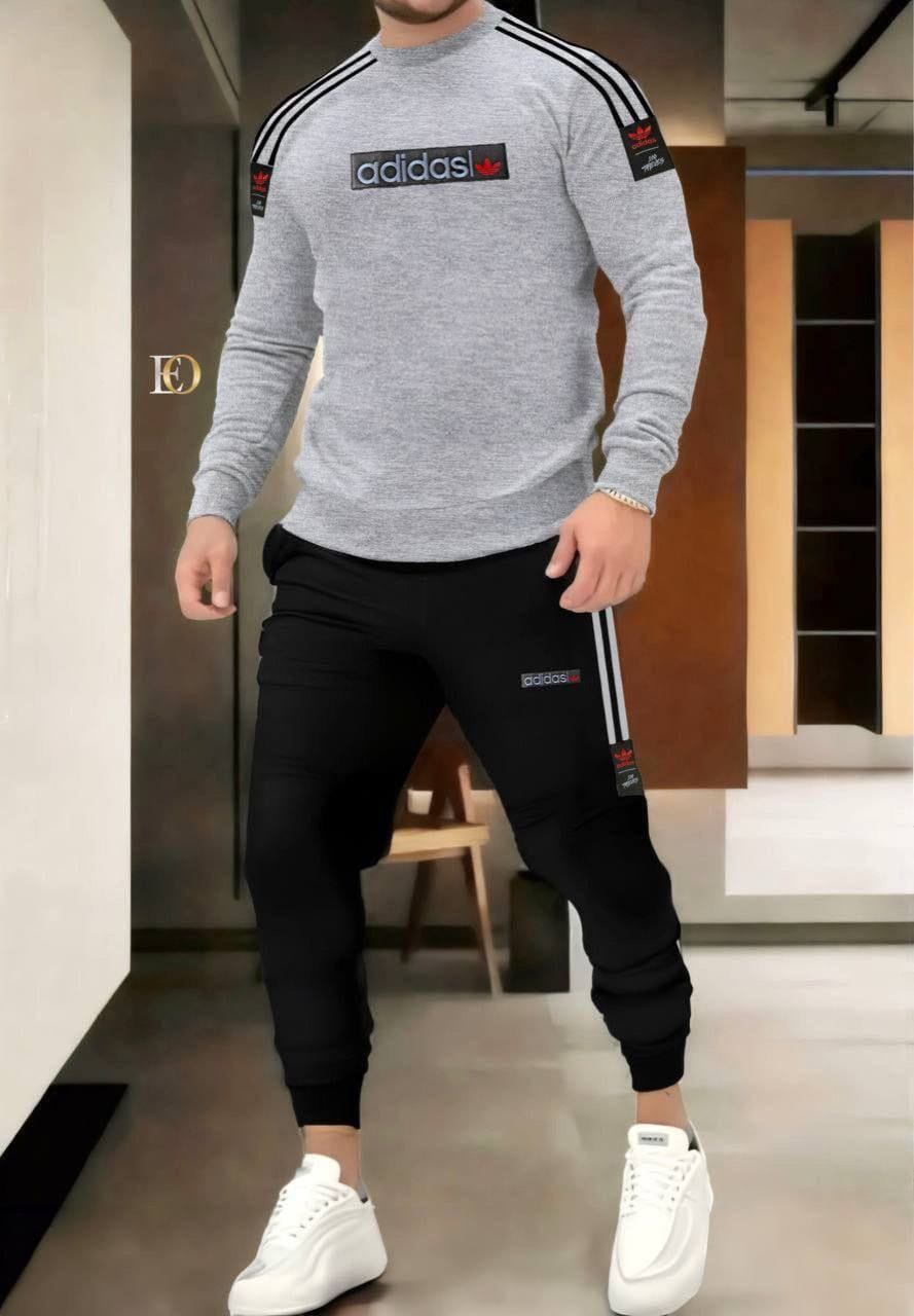  Ensemble Adidas Bleu Marine : Sweat-shirt et Pantalon de Jogging Assortis