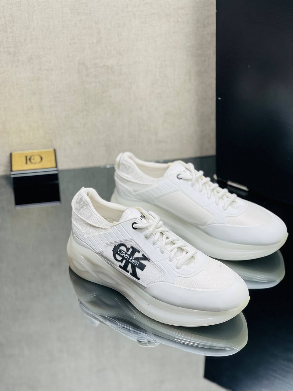 Baskets blanches CK