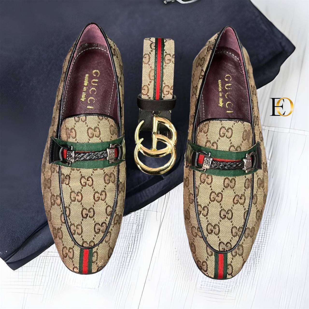 Chaussures Gucci et ceinture