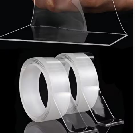 Ruban adhésif double-face transparent