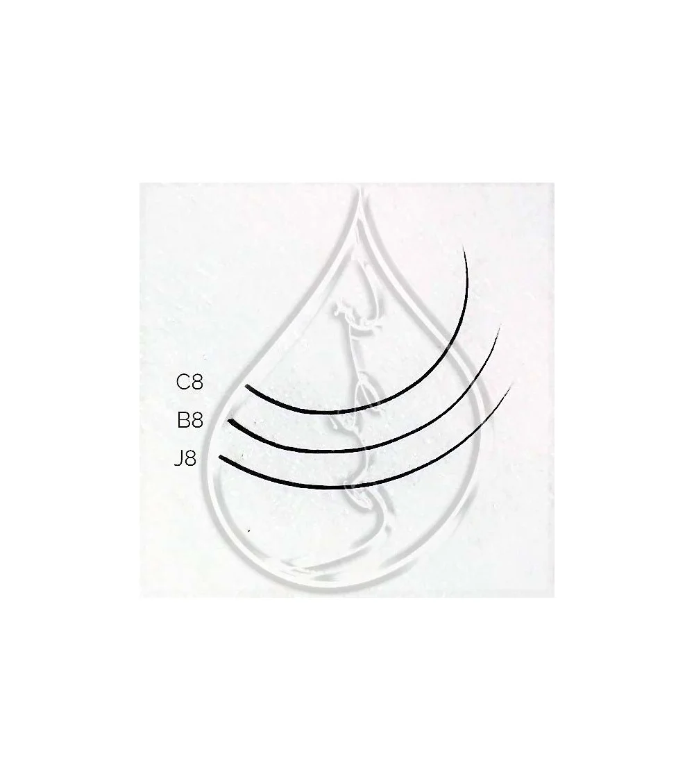 "Lašė" Premium Volume blakstienos priauginimui 0.07mm