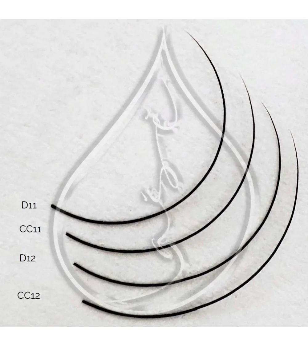 "Lašė" Premium Volume blakstienos priauginimui 0.07mm