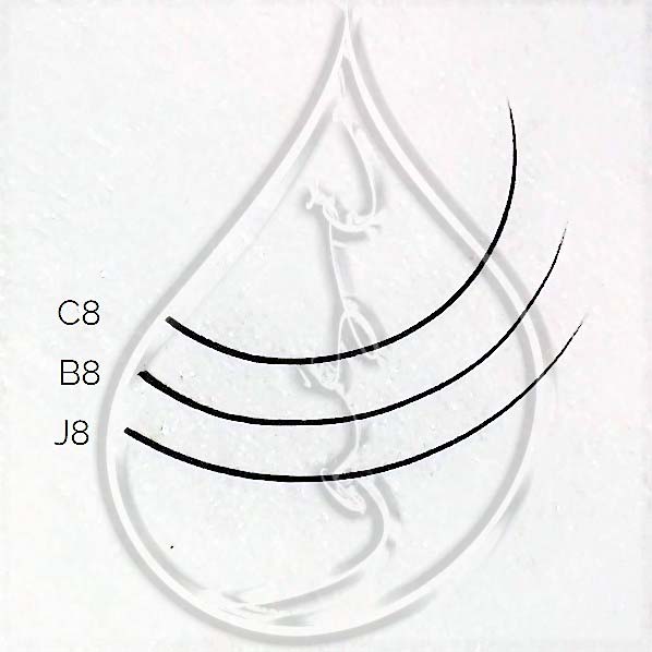 0,06mm "Lašė" Premium Volume blakstienos