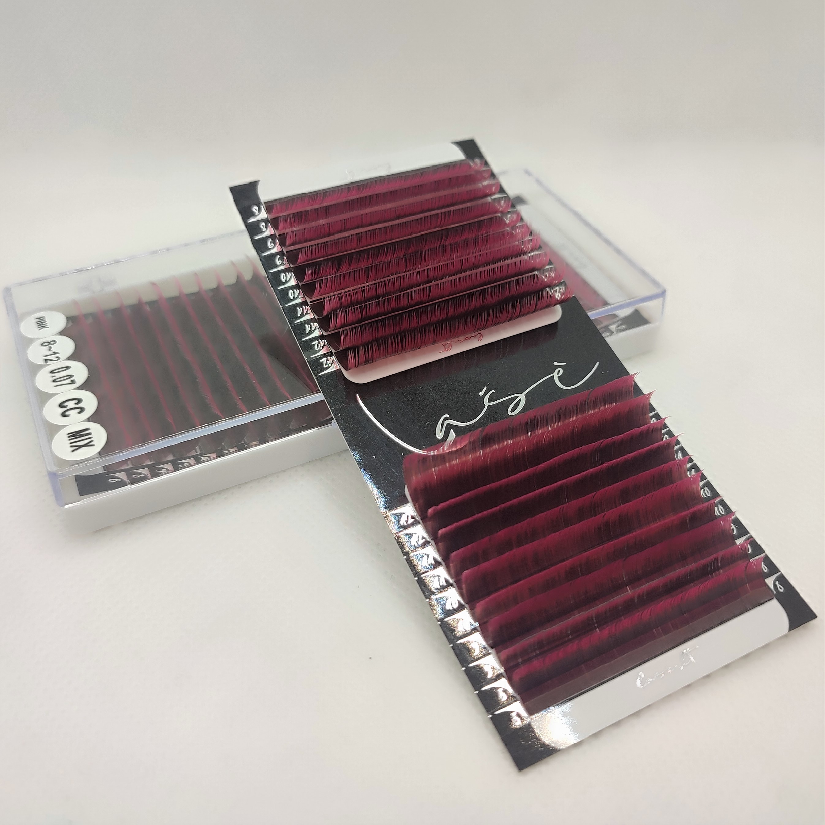 0,07mm "Lašė" MINK Ombre volume blakstienos