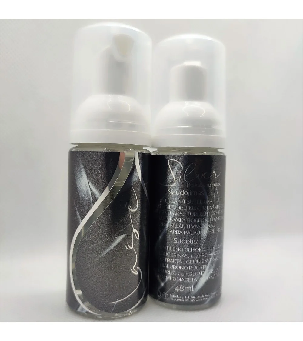 "Lašė" SILVER blakstienų putos (plaunamos) 48ml
