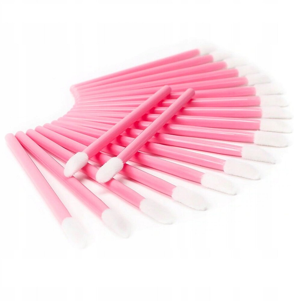 Valymo šepeteliai/ lūpų aplikatoriai 50 vnt.