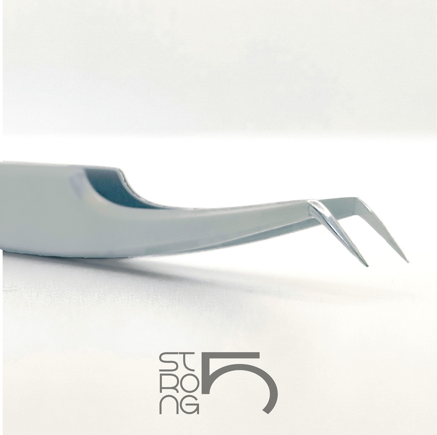 "Lašė" Strong 5 pincetas blakstienų priauginimui