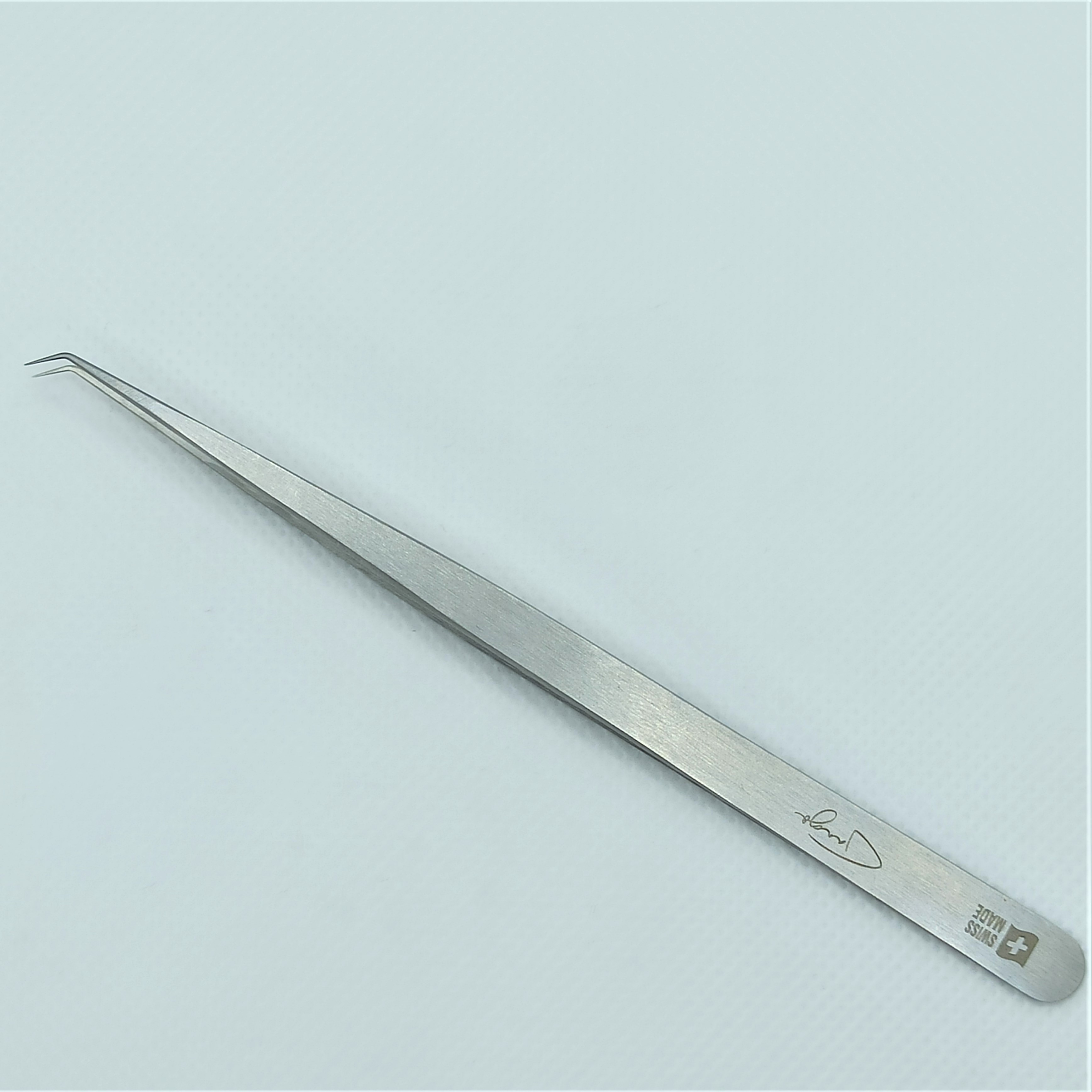 "TANGO" Luxury klasės šveicariškas pincetas blakstienų priauginimui