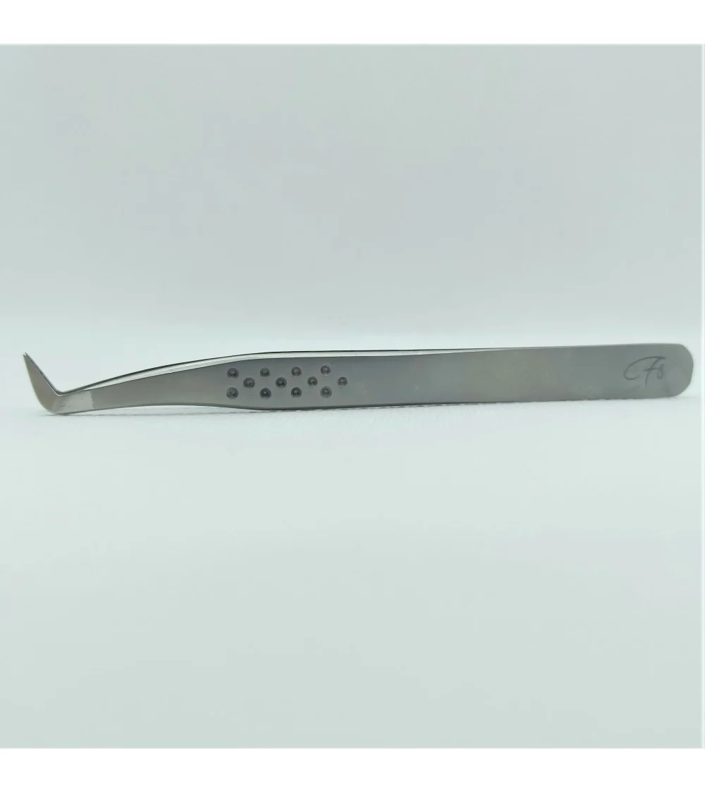 "Lašė" F8D Fantom pincetas Deimantiniais galiukais