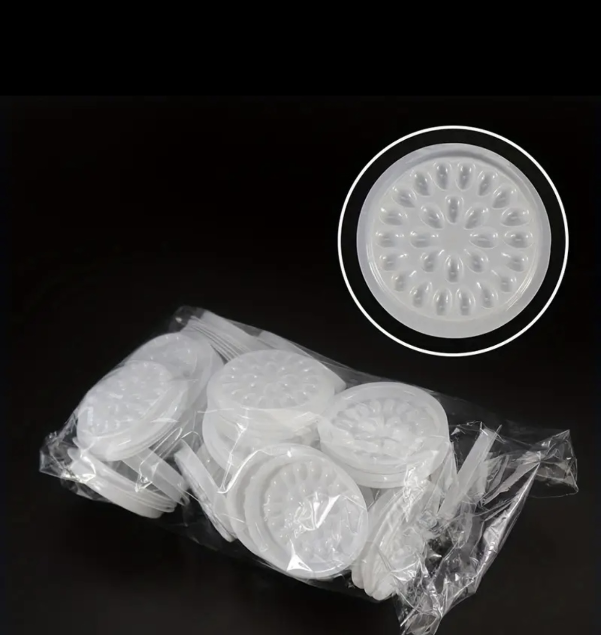 Klijų lašelių paletė blakstienų priauginimui