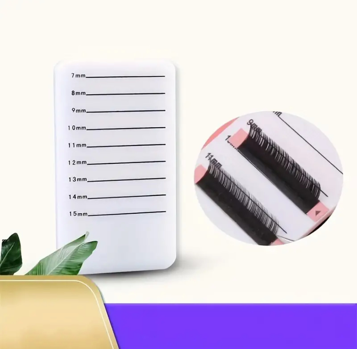 Stora akrilinė paletė blakstienoms susidėti