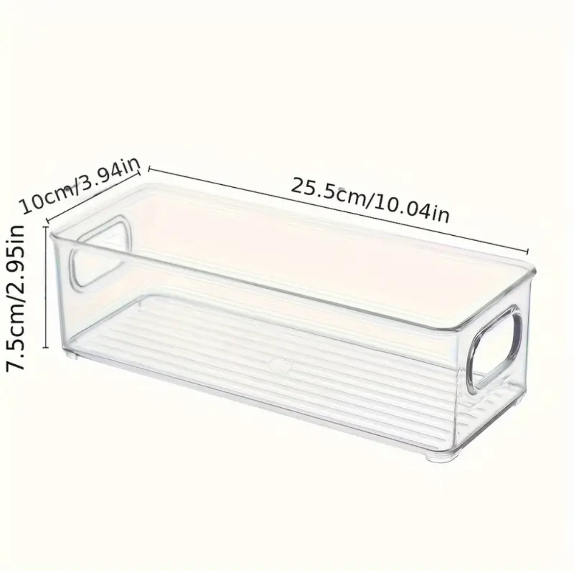 Blakstienų laikymo dėžutė, permatoma