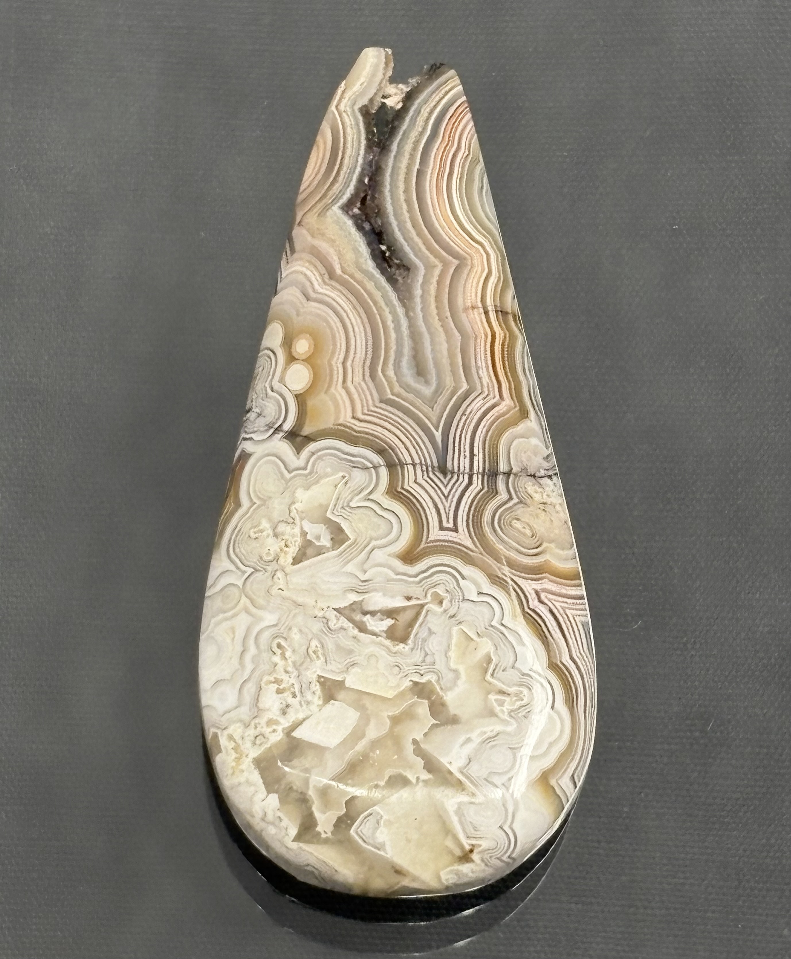 Laguna Lace Agate Cabochon 