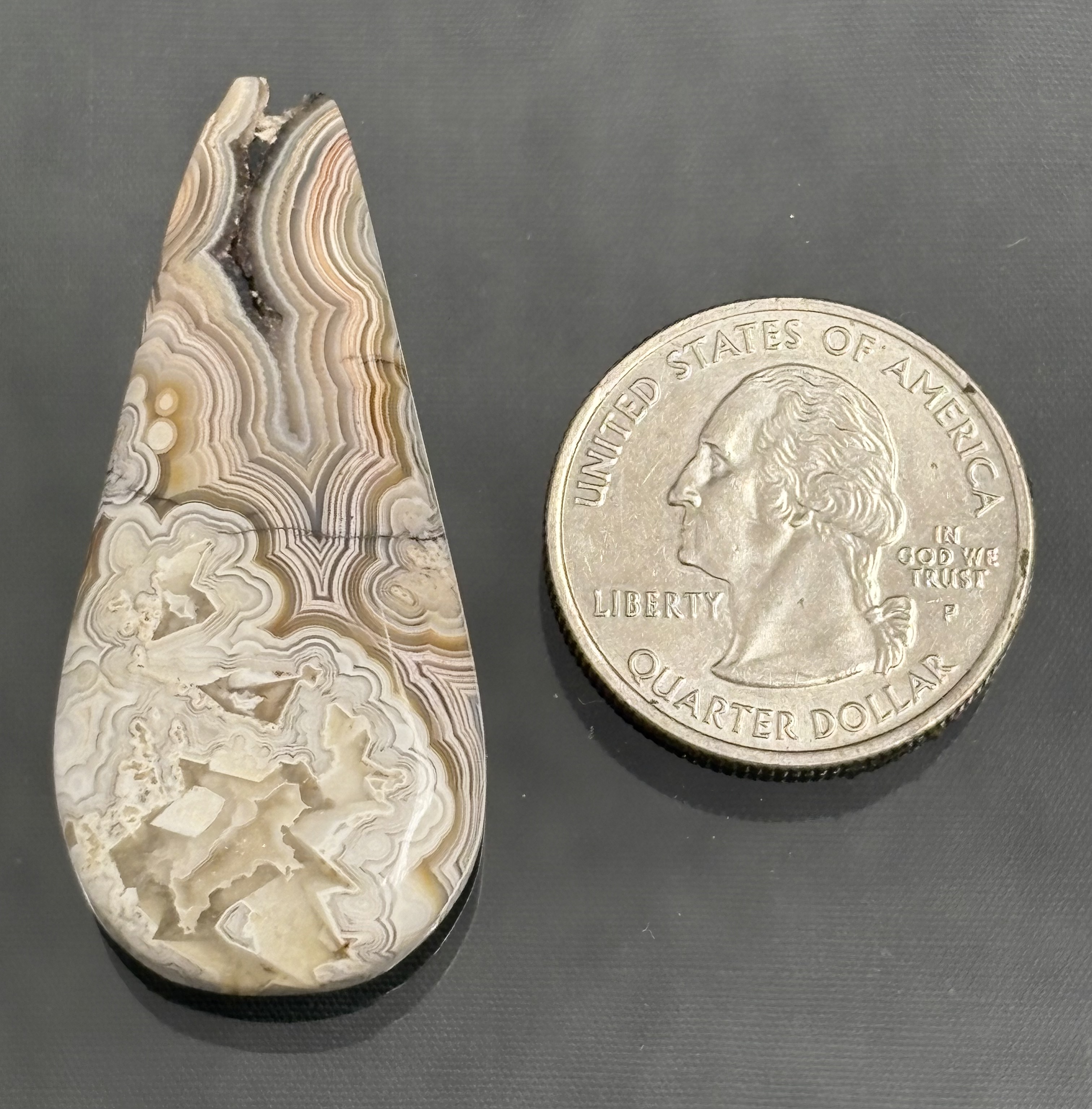 Laguna Lace Agate Cabochon 