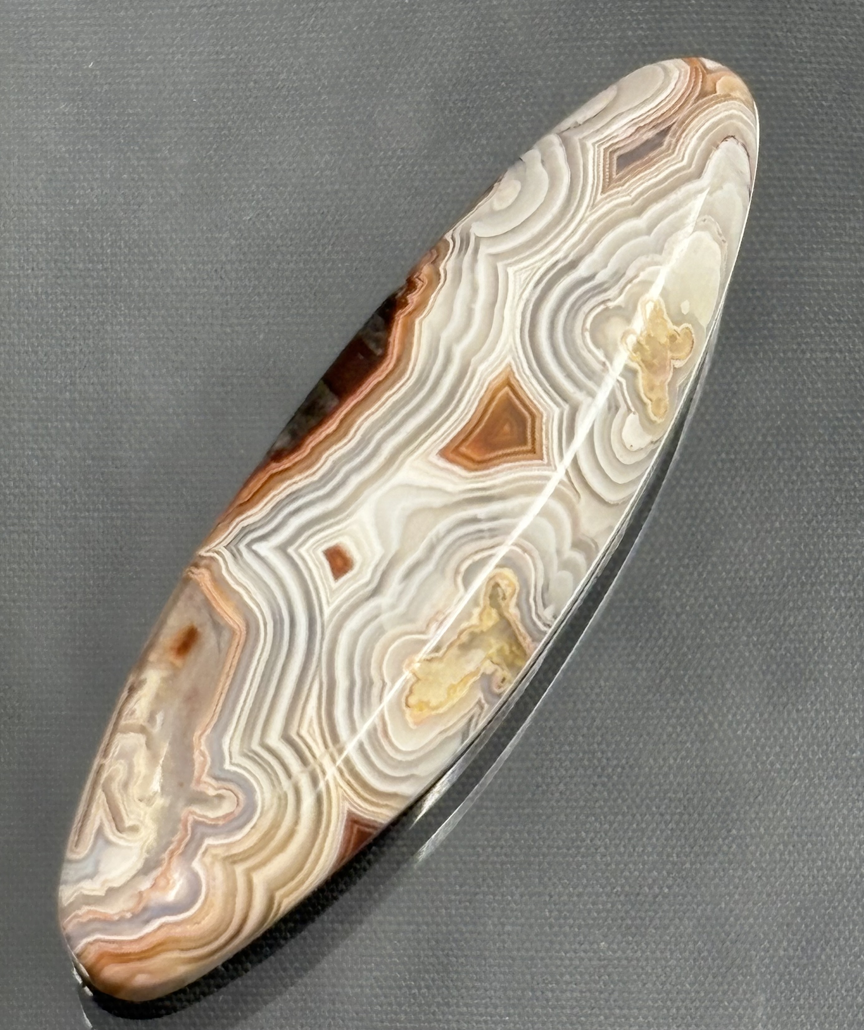 Laguna Lace Agate Cabochon 