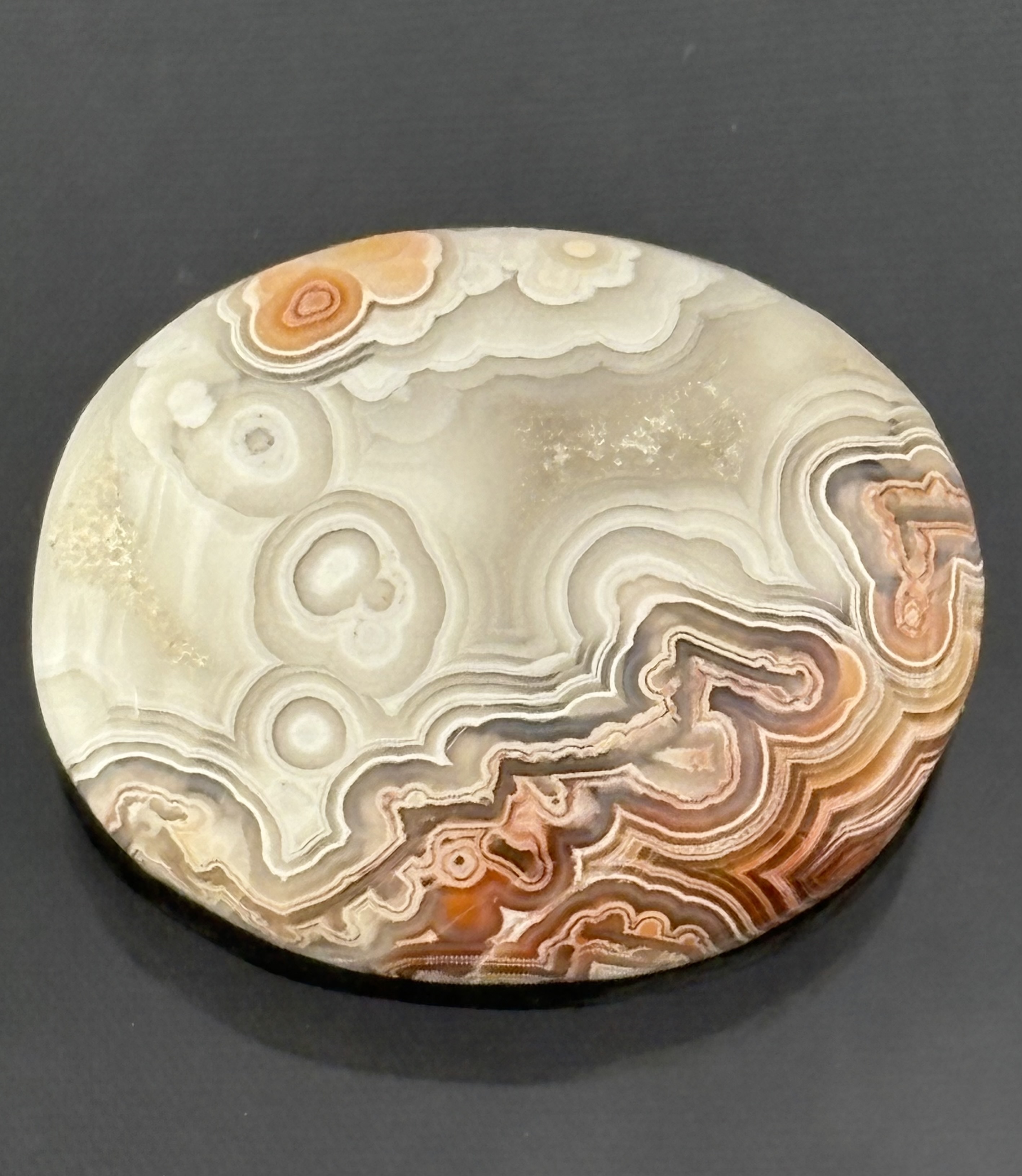 Laguna Lace Agate Cabochon 