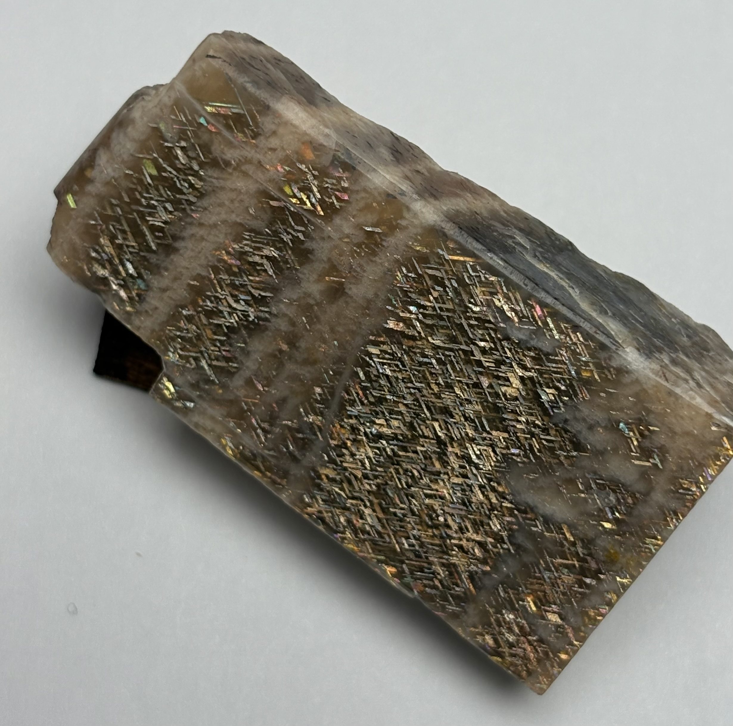 Rainbow Lattice Sunstone Slice