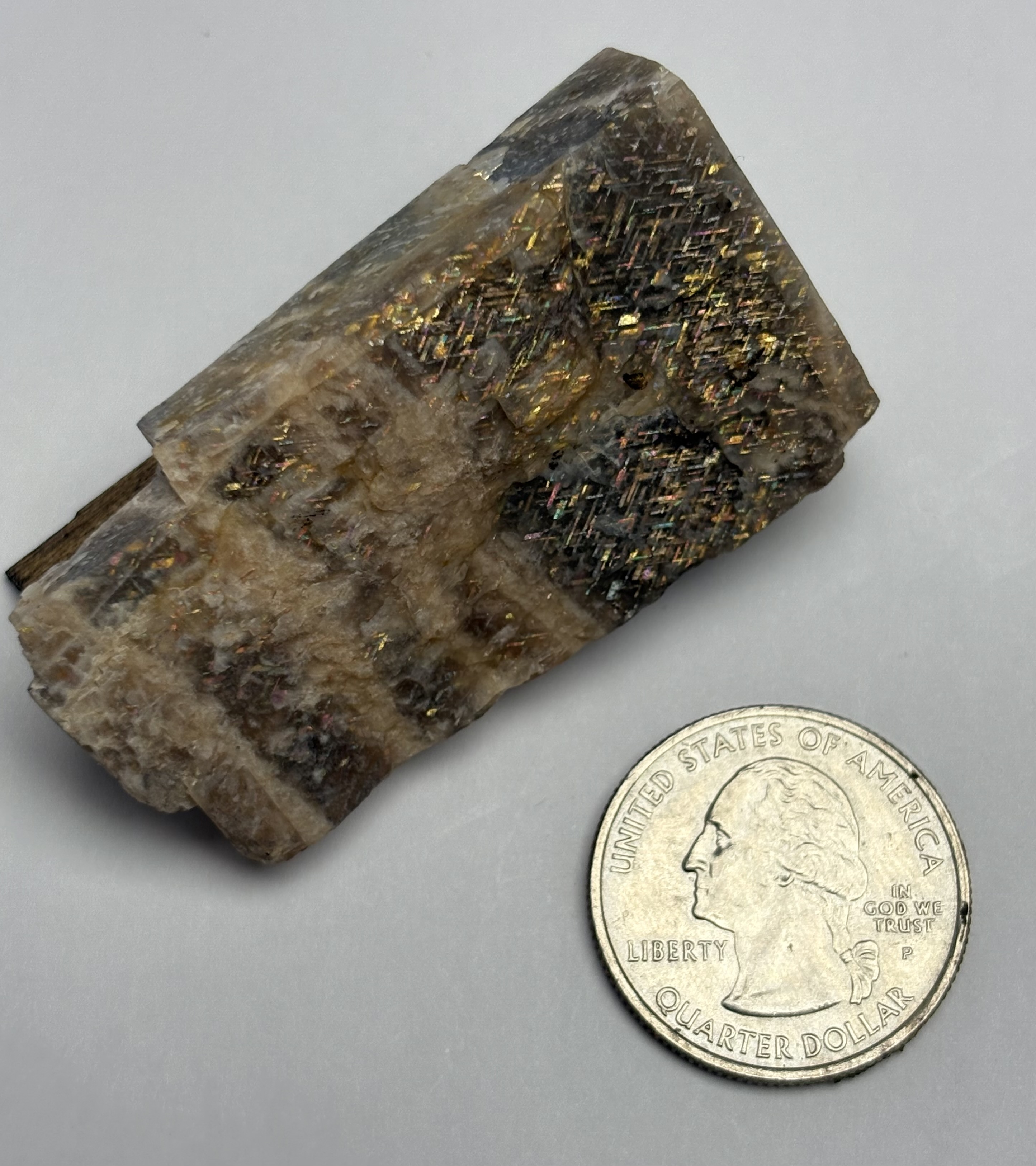 Rainbow Lattice Sunstone Slice