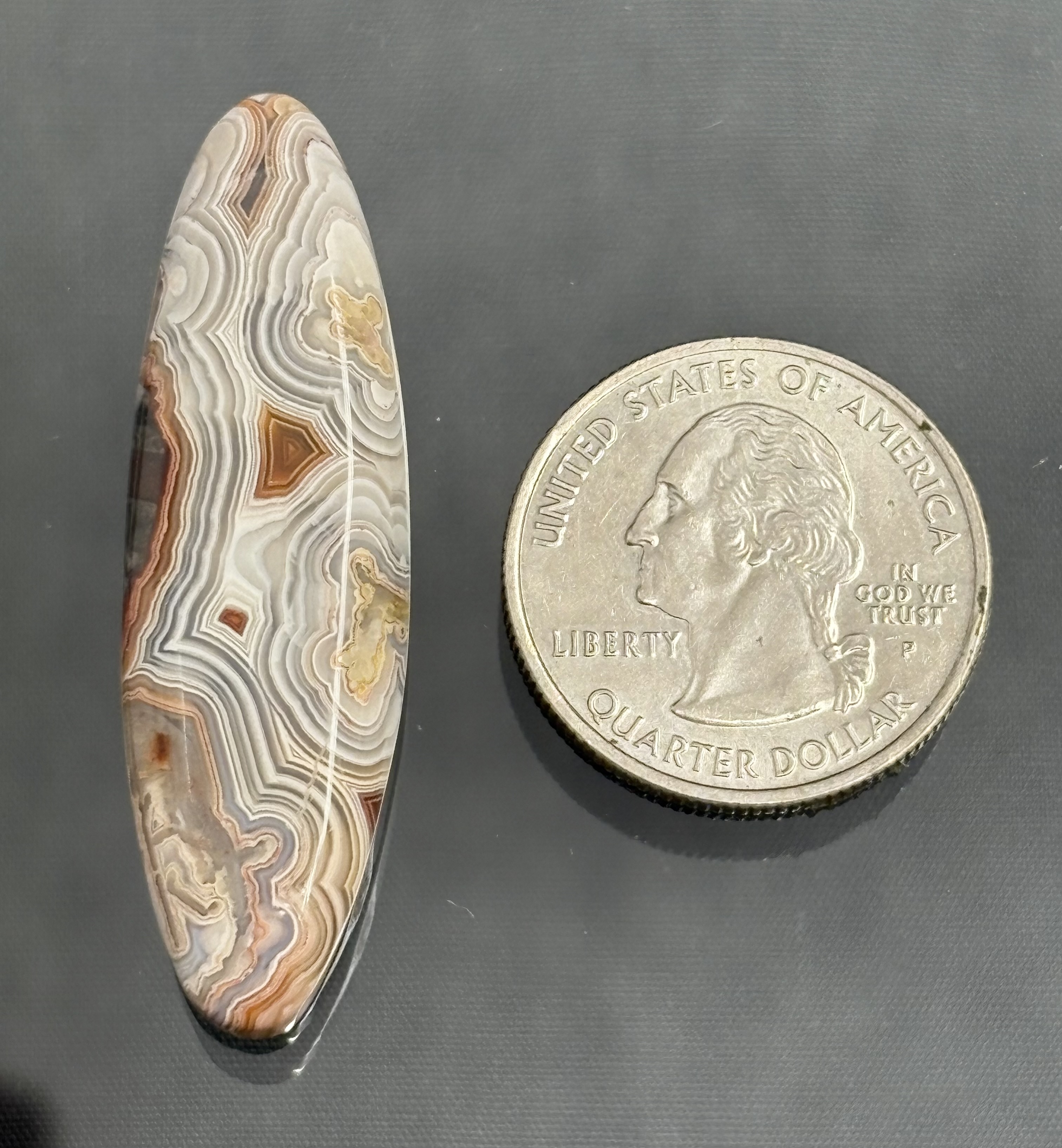 Laguna Lace Agate Cabochon 