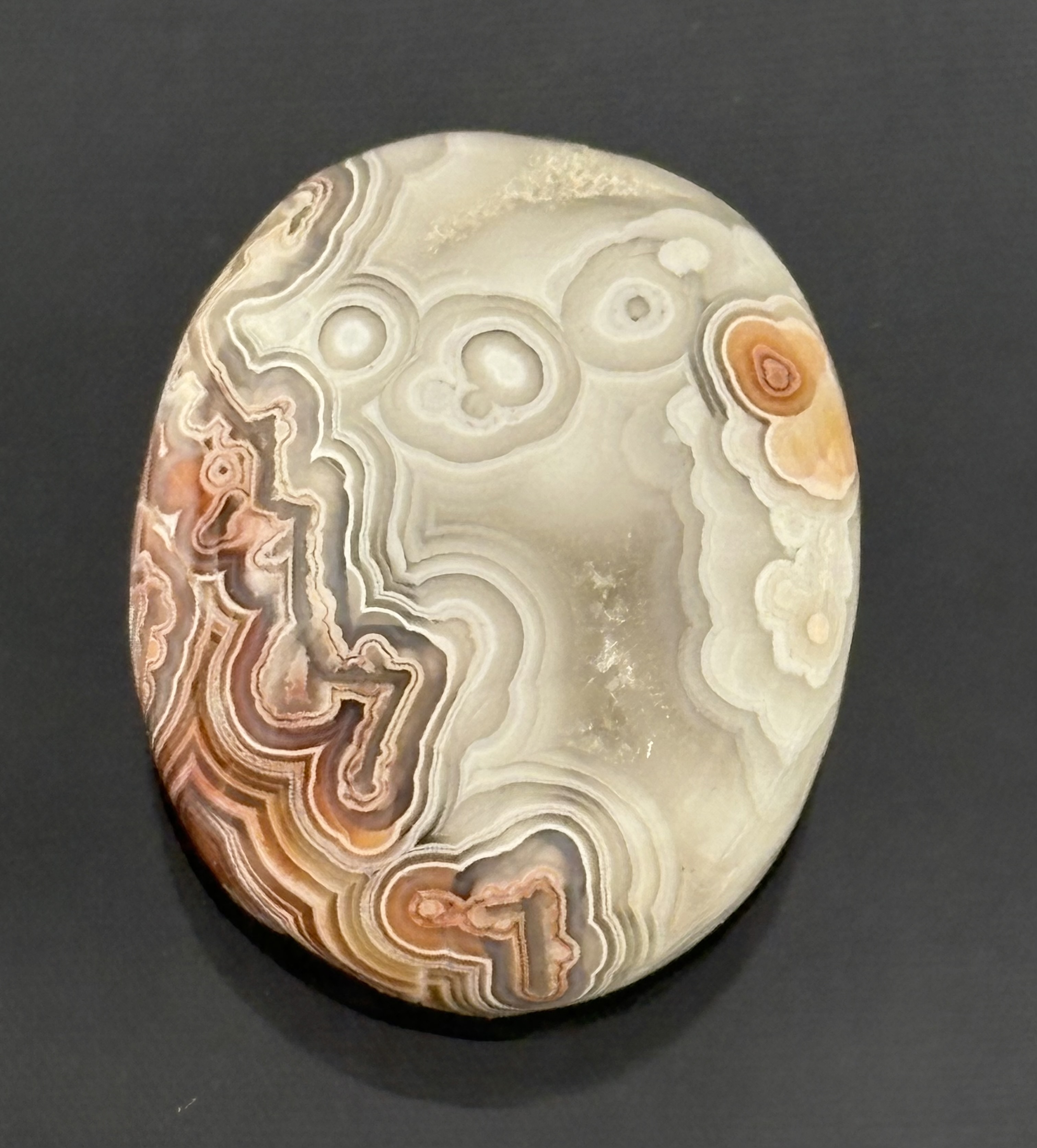 Laguna Lace Agate Cabochon 